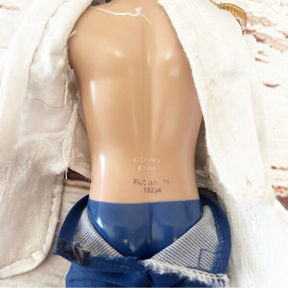 DISNEY The Little Mermaid Vintage 1990s Classic Prince Eric Doll 12” - Picture 10 of 10